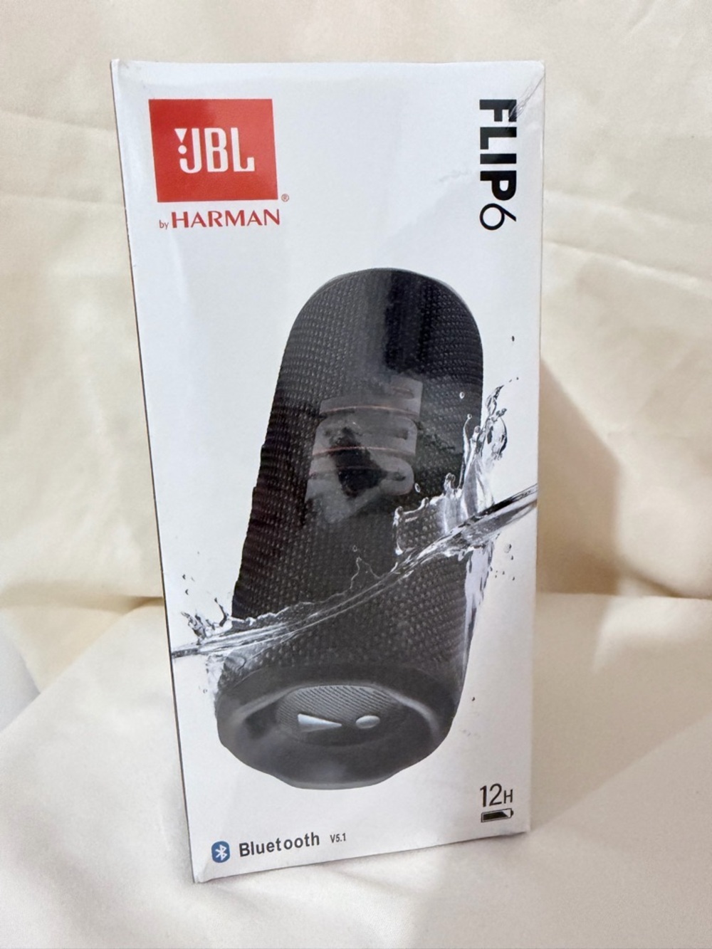JBL Flip 6 Black Portable Bluetooth Speaker Waterproof Wireless Brand New In Box